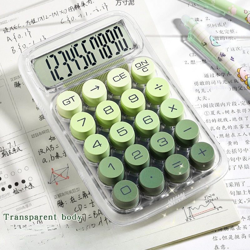 Transparent Colorful Key Calculator