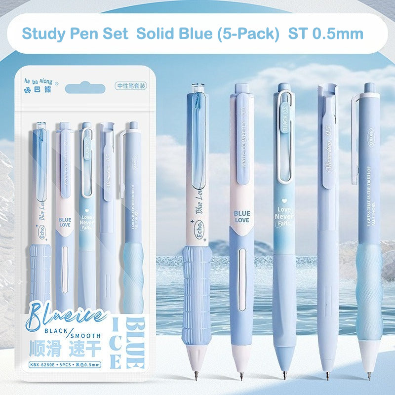 High-Quality Study Gel Pen – Retractable, Quick-Dry, Aesthetic Design