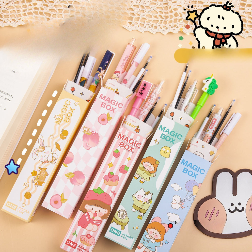 Creative cute blind box pen press gel pen student gifts learning stationery