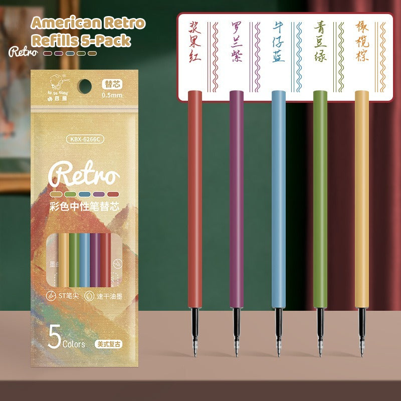 Morandi Press Pen – Pastel Neutral Colors for Notes & Journaling