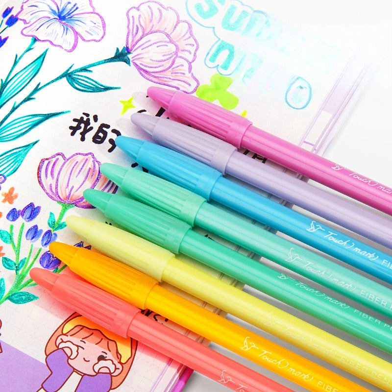 Touchmark Cute Water-Based Color Pens – 12/18 Colors