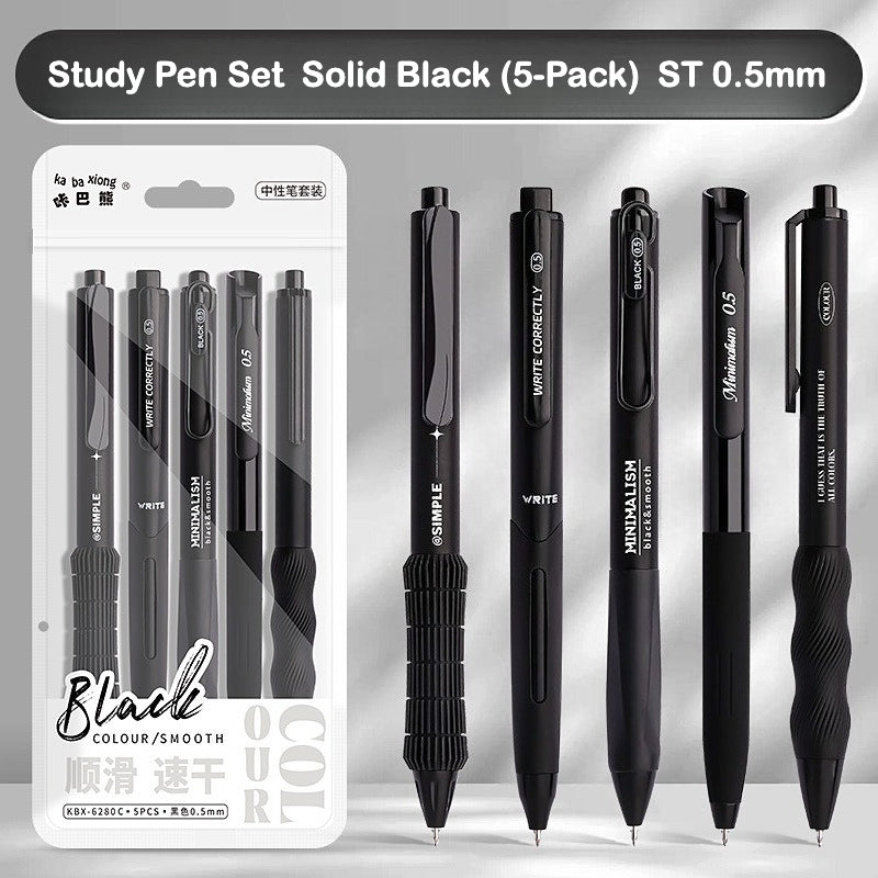High-Quality Study Gel Pen – Retractable, Quick-Dry, Aesthetic Design