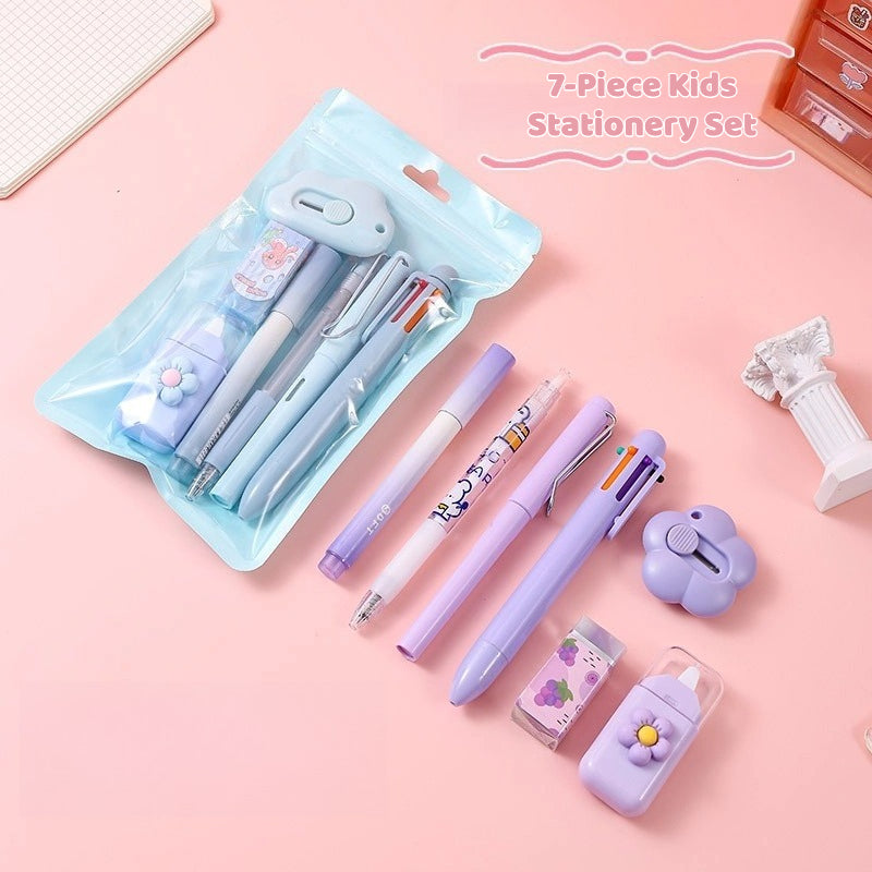 7-Piece Stationery Gift Set – Pens & Correction Tape