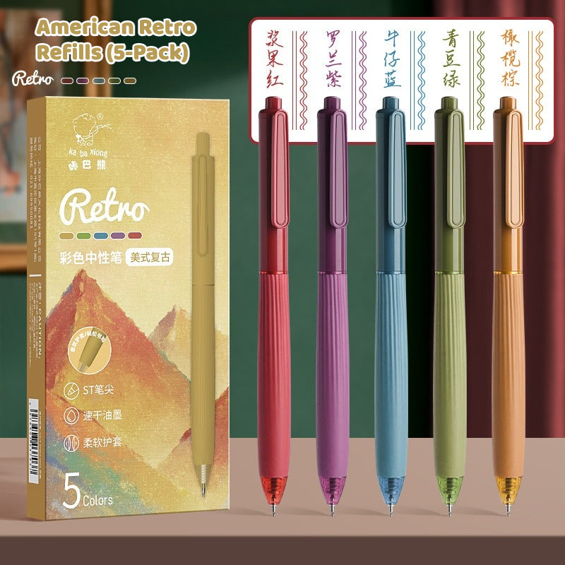 Morandi Press Pen – Pastel Neutral Colors for Notes & Journaling