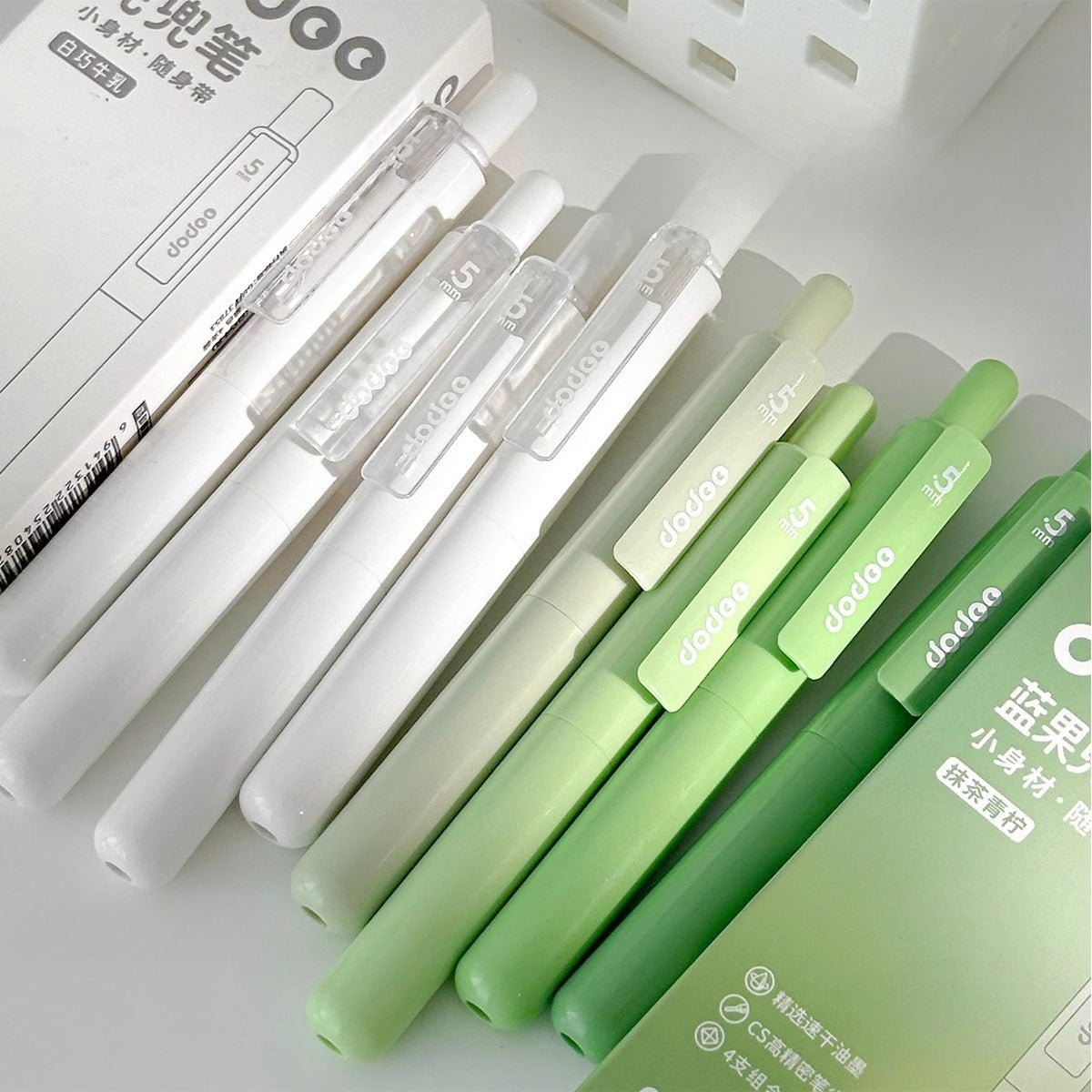 BlueFruit Gel Pen Set – Pastel, 0.5mm, 4 Pack