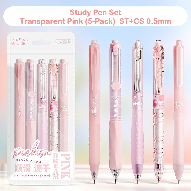 High-Quality Study Gel Pen – Retractable, Quick-Dry, Aesthetic Design