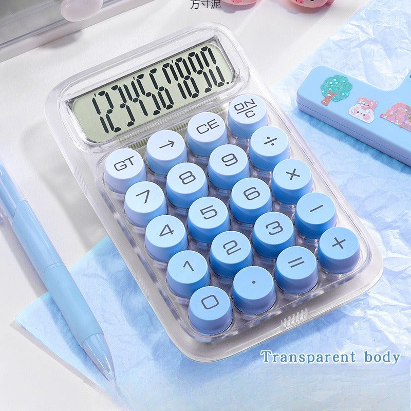 Transparent Colorful Key Calculator