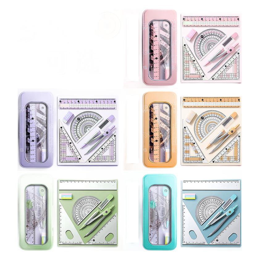 Anti-Myopia Geometry Compass Set – 8 Pieces