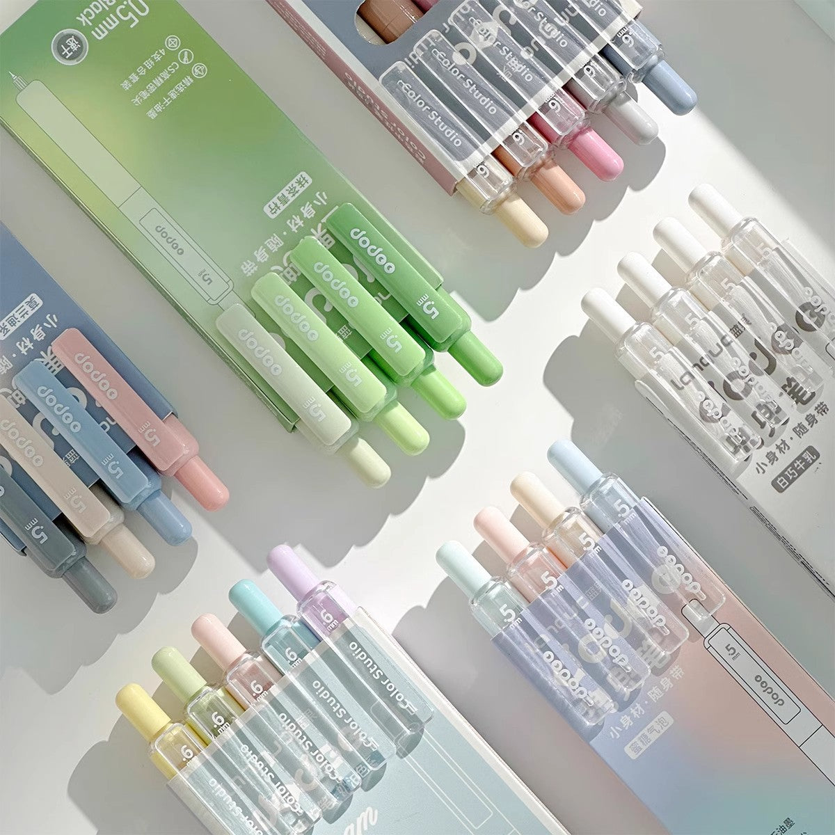 BlueFruit Gel Pen Set – Pastel, 0.5mm, 4 Pack