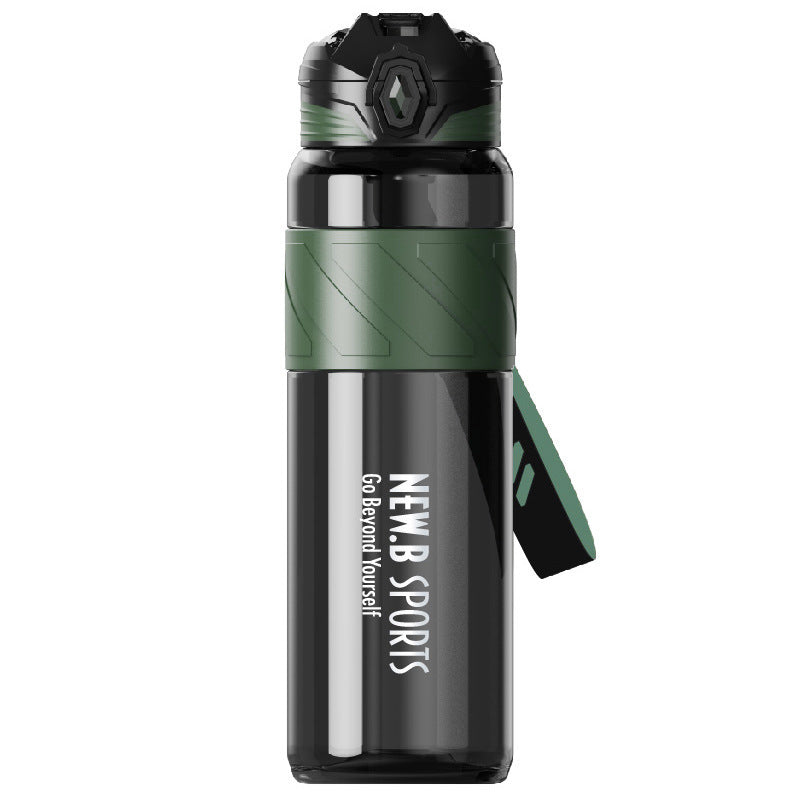 Sports Water Bottle – Large Capacity Tritan Gym Bottle with Straw