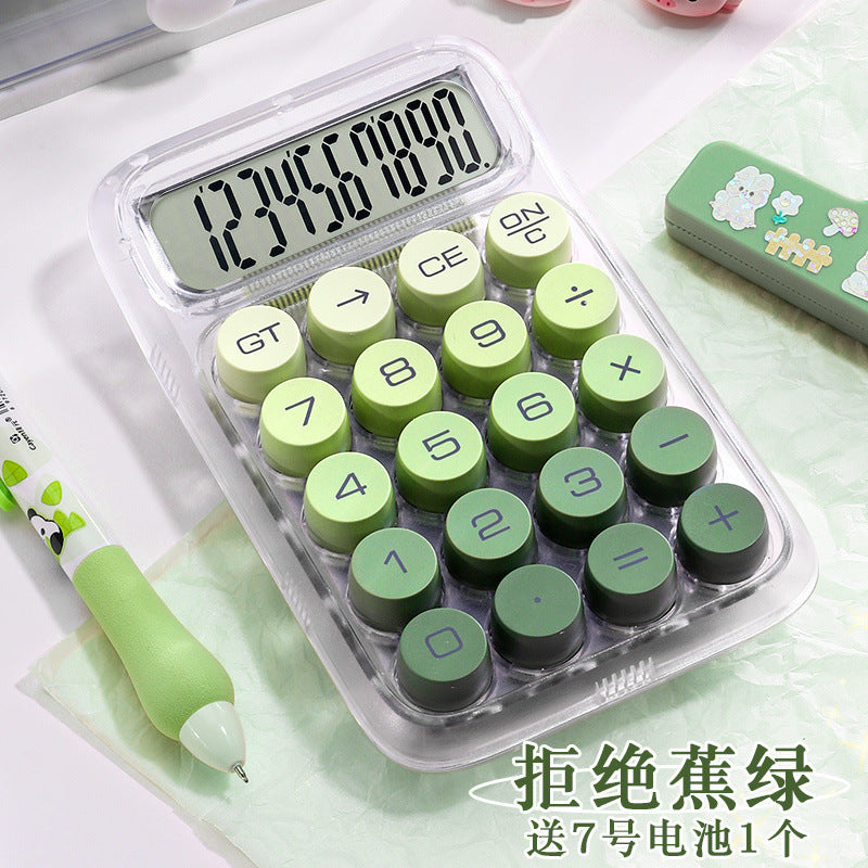 Transparent Colorful Key Calculator