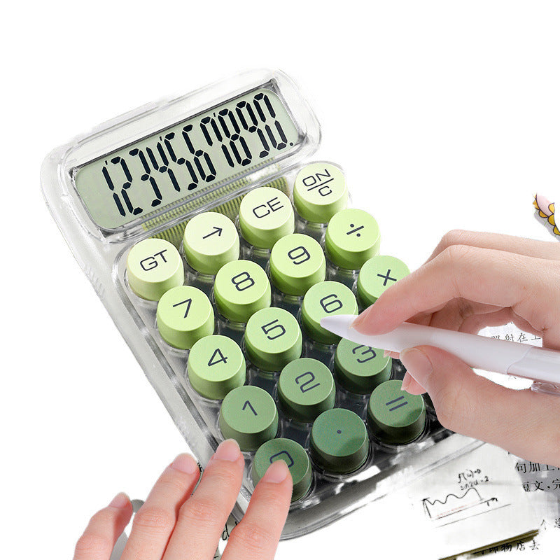 Transparent Colorful Key Calculator