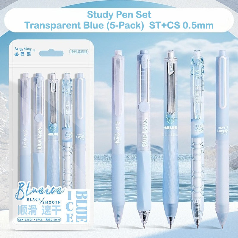 High-Quality Study Gel Pen – Retractable, Quick-Dry, Aesthetic Design