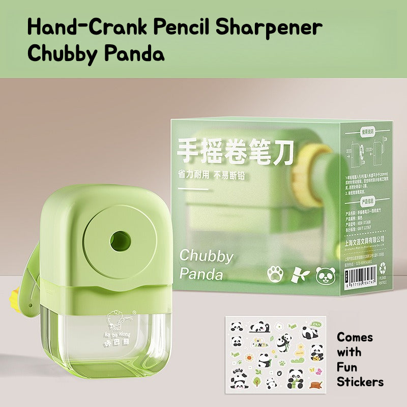 Hand-Crank Pencil Sharpener – Cute Cartoon Series