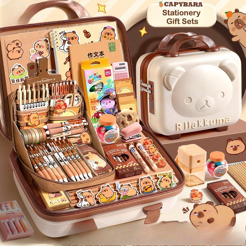 Capybara Stationery Gift Sets – Basic & Deluxe Versions