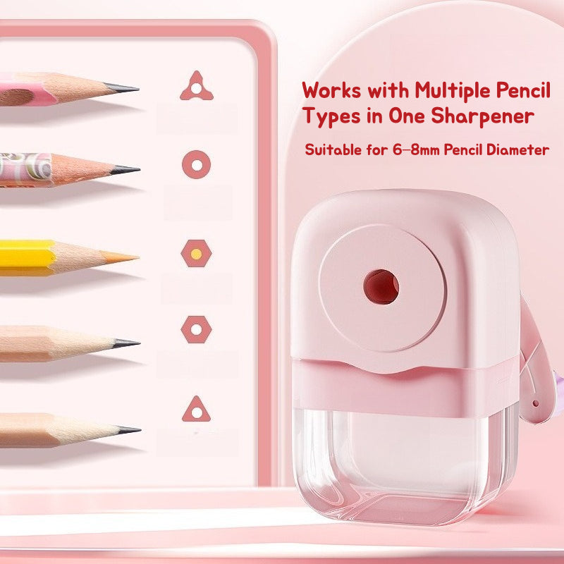 Hand-Crank Pencil Sharpener – Cute Cartoon Series