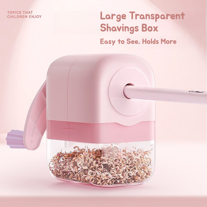 Hand-Crank Pencil Sharpener – Cute Cartoon Series