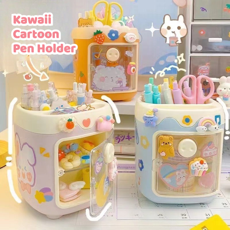 Kawaii Pencil Storage Box – Cute & Practical Organizer