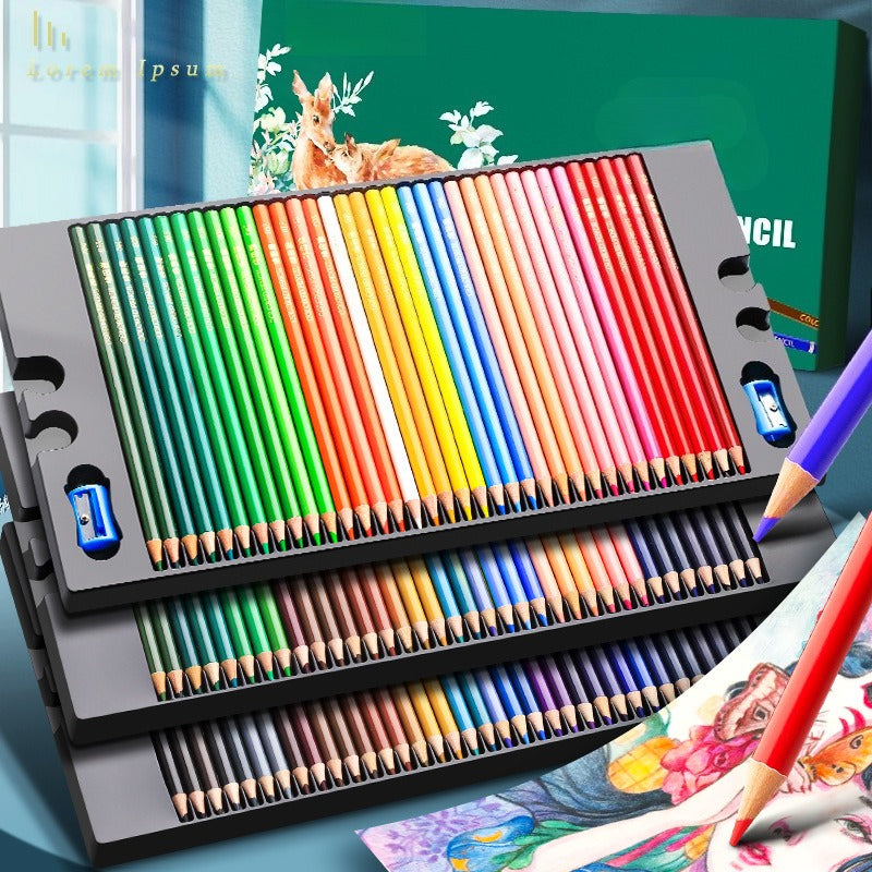 Oil-Based Colored Pencils – Bright & Smooth Coloring Experience
