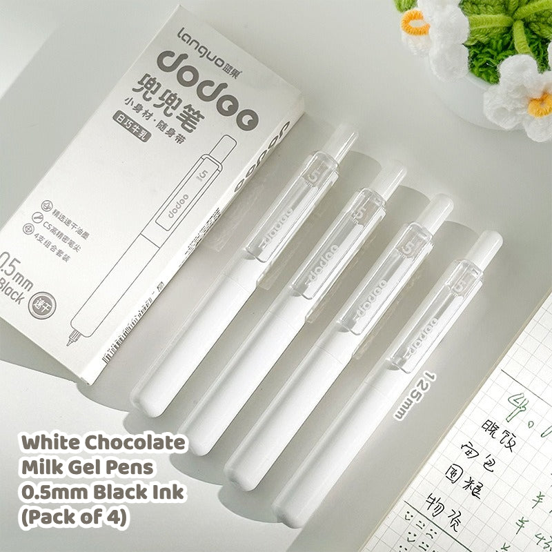 BlueFruit Gel Pen Set – Pastel, 0.5mm, 4 Pack