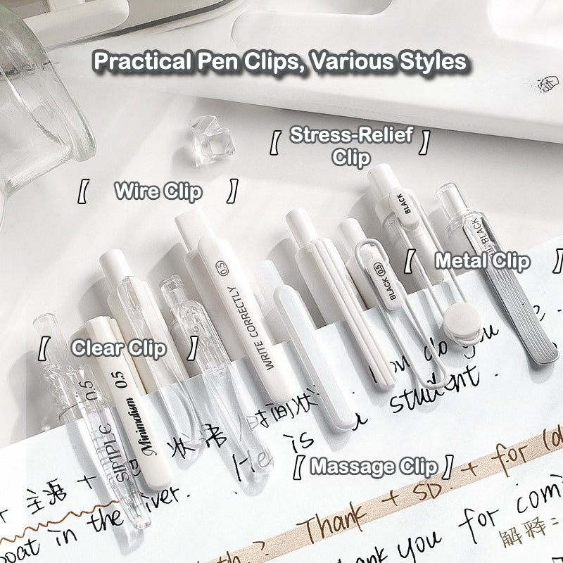 High-Quality Study Gel Pen – Retractable, Quick-Dry, Aesthetic Design
