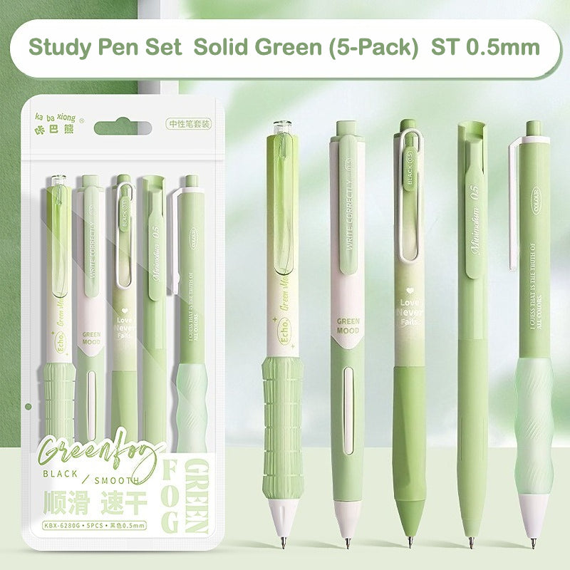 High-Quality Study Gel Pen – Retractable, Quick-Dry, Aesthetic Design