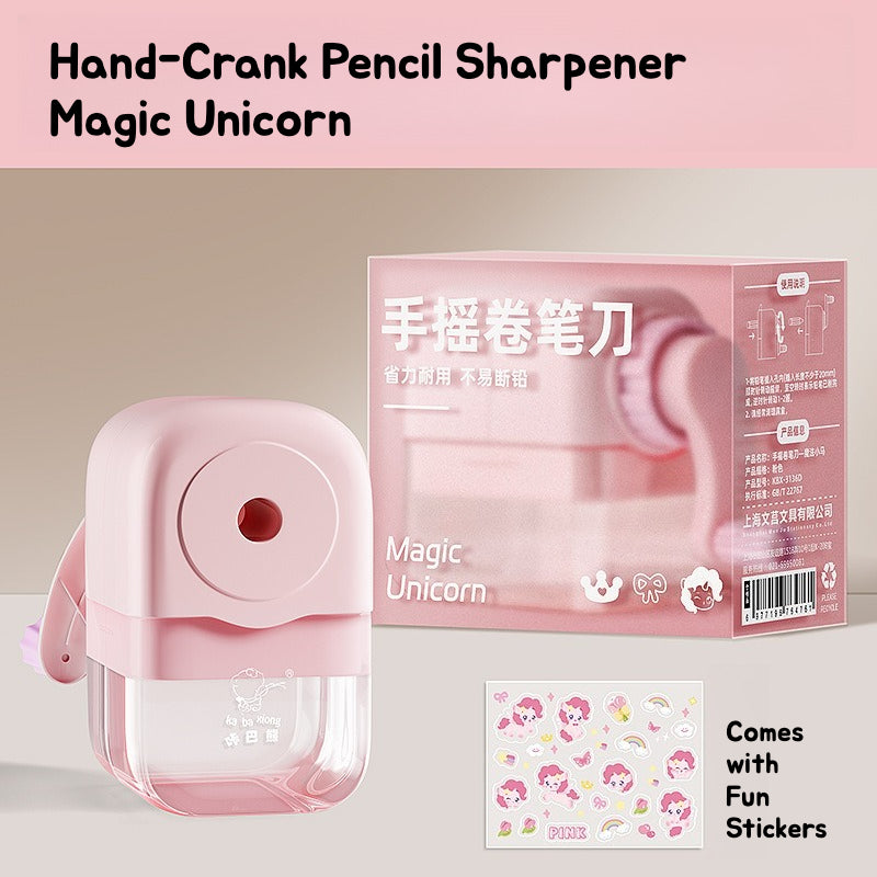Hand-Crank Pencil Sharpener – Cute Cartoon Series