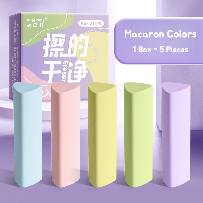 Colorful Triangle Erasers