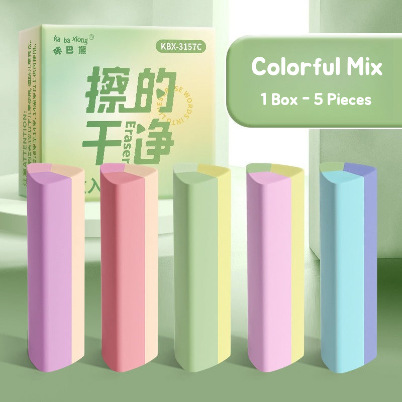 Colorful Triangle Erasers