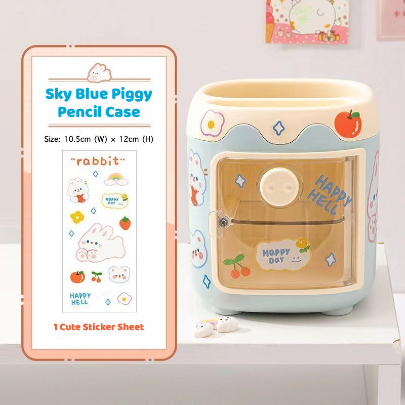 Kawaii Pencil Storage Box – Cute & Practical Organizer